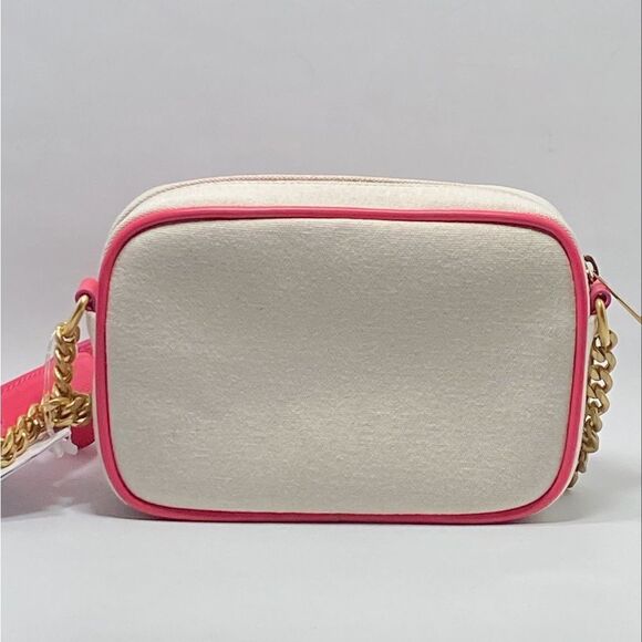 Balmain B-Army 18 Canvas Logo Camera Bag - Picture 10 of 14